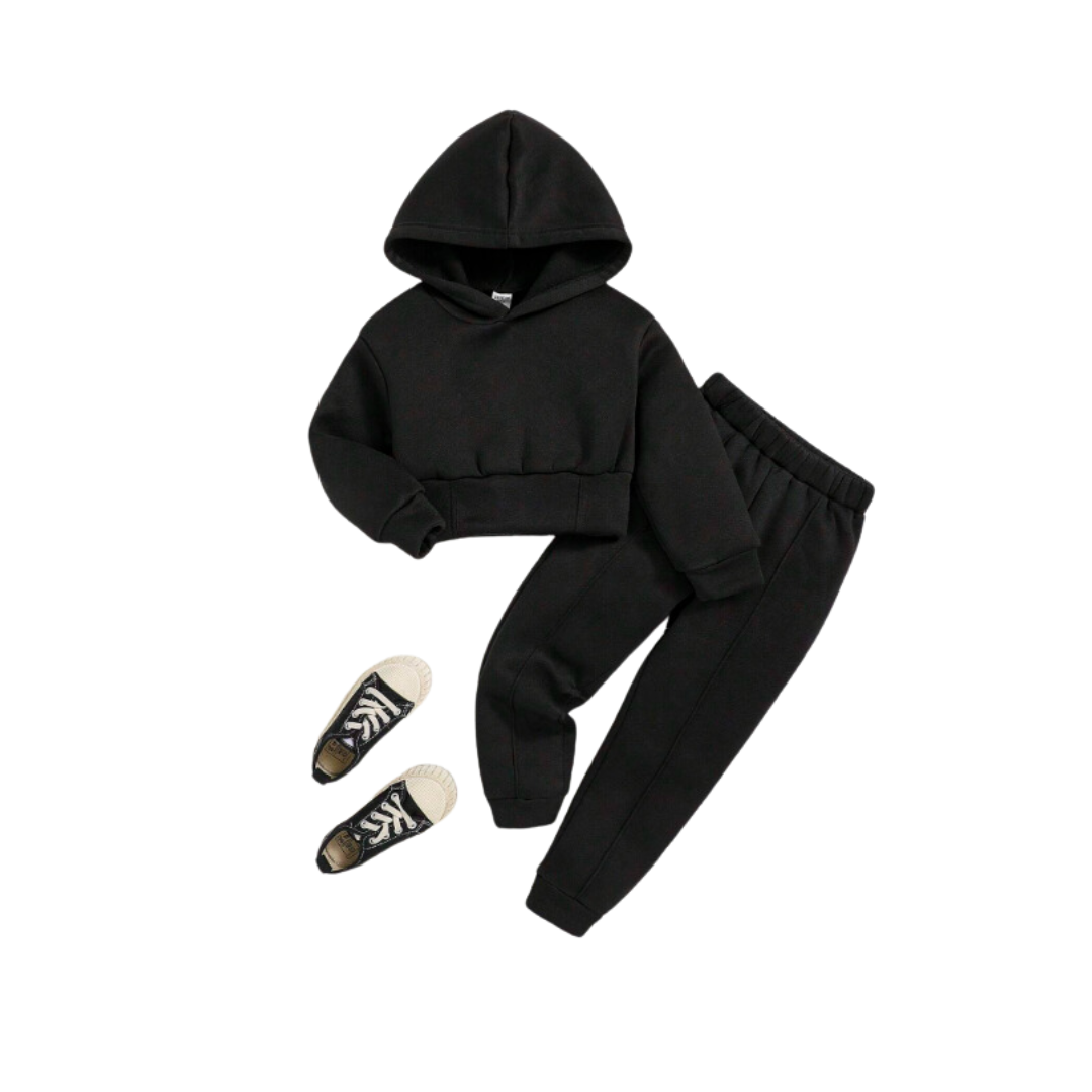 Girl's Little Girl Hoodie Jogger Set