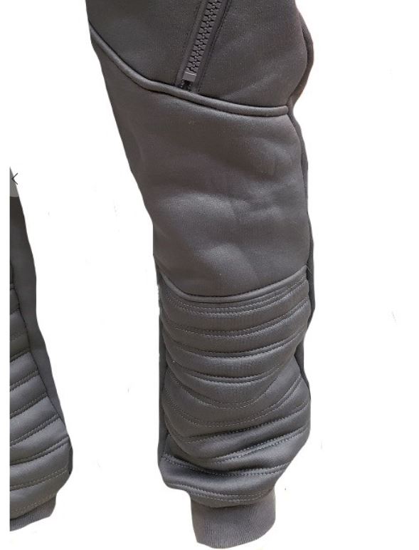 Zip It Up Grey Jogger