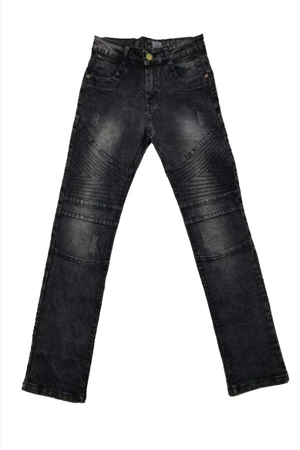 Kids Black Washed Denim Jeans