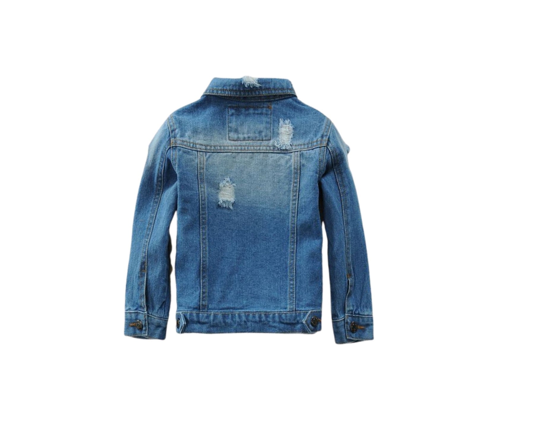 Denim Distressed Jacket