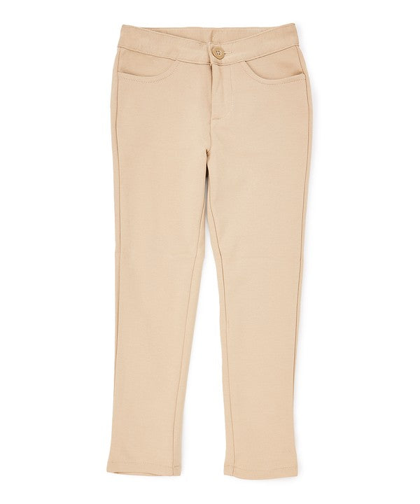 Girl's Slim Fit Stretch Pants