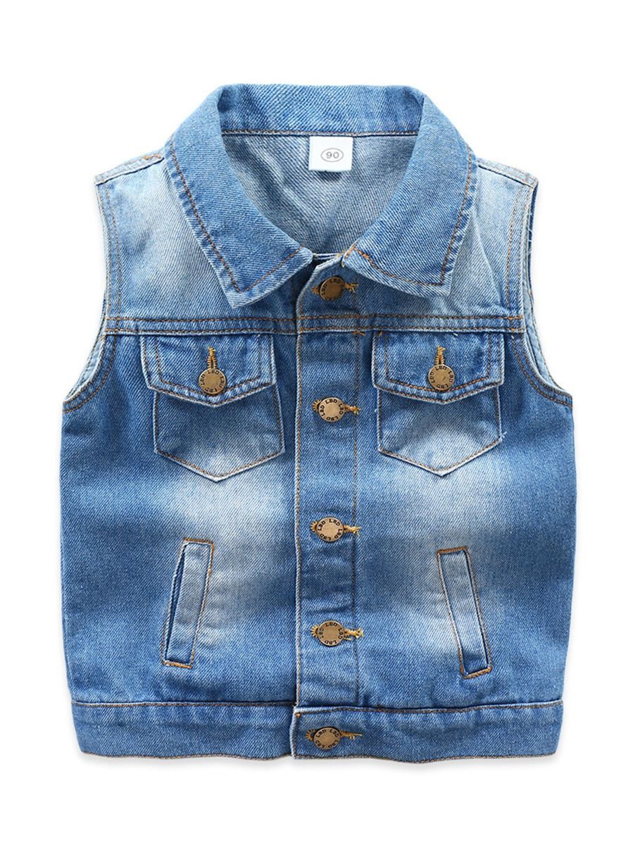 Kids Denim Jean Vest