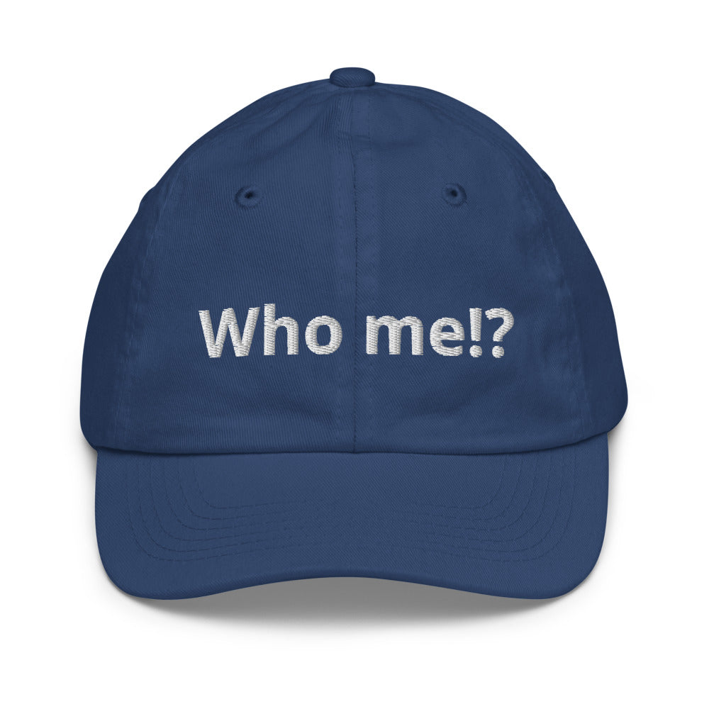 WHO ME!? BASEBALL CAP