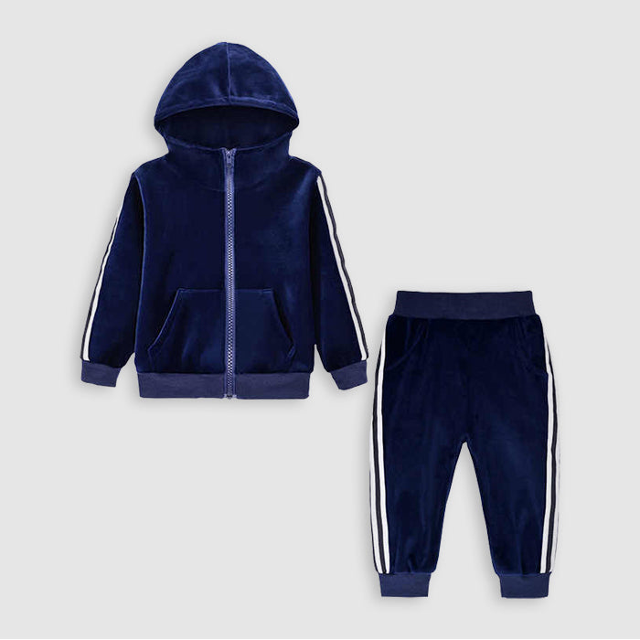 Boy's Velour Toddler Jogger Set